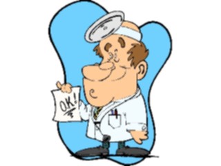 Sticker Custom Preview Image #068101 Health Medical Cartoons Doctor O K