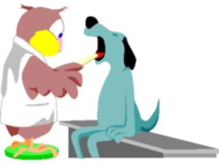 Sticker Custom Preview Image #068102 Health Medical Cartoons Doctor Owl