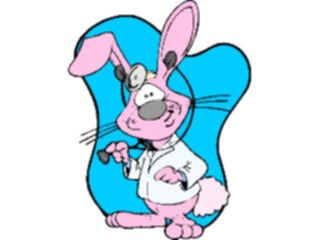 Sticker Custom Preview Image #068106 Health Medical Cartoons Doctor Rabbit