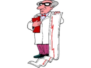 Sticker Custom Preview Image #068114 Health Medical Cartoons Doctorwith Chart