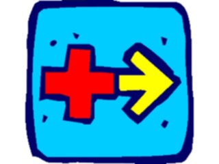 Sticker Custom Preview Image #068136 Health Medical Cartoons Emergency Sign1