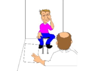Sticker Custom Preview Image #068143 Health Medical Cartoons Eye Exam