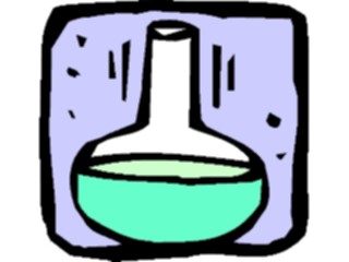 Sticker Custom Preview Image #068160 Health Medical Cartoons Flask