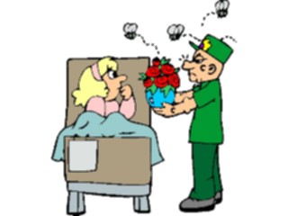 Sticker Custom Preview Image #068162 Health Medical Cartoons Flowersfor Patient1