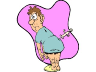 Sticker Custom Preview Image #068171 Health Medical Cartoons Gettinga Shot1