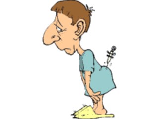 Sticker Custom Preview Image #068172 Health Medical Cartoons Gettinga Shot2
