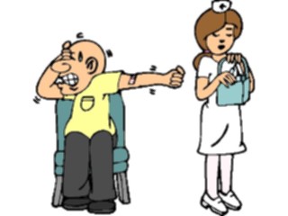 Sticker Custom Preview Image #068173 Health Medical Cartoons Gettinga Shot3