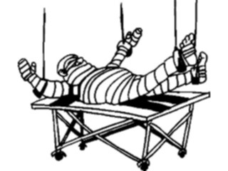 Sticker Custom Preview Image #068203 Health Medical Cartoons In Traction1