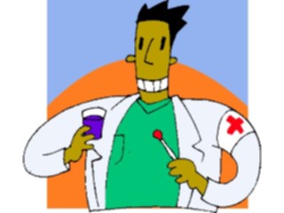 Sticker Custom Preview Image #068223 Health Medical Cartoons Lab Technician2