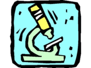 Sticker Custom Preview Image #068278 Health Medical Cartoons Microscope3
