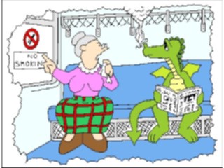 Sticker Custom Preview Image #068295 Health Medical Cartoons No Smoking2