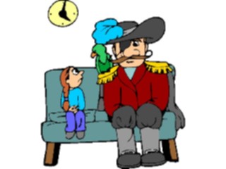 Sticker Custom Preview Image #068558 Health Medical Cartoons Waiting Room Pirate