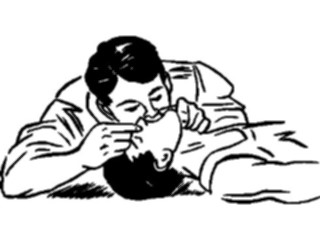 Sticker Custom Preview Image #068939 Health Medical Miscellaneous Rescue Breathing