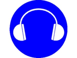 Sticker Custom Preview Image #069207 Health Medical Signs Symbols Ear Protection