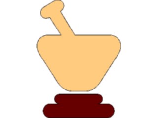 Sticker Custom Preview Image #069330 Health Medical Signs Symbols Mortar Pestle1