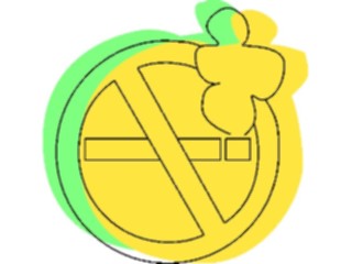 Sticker Custom Preview Image #069340 Health Medical Signs Symbols No Smoking4