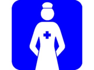 Sticker Custom Preview Image #069341 Health Medical Signs Symbols Nurse1