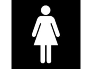 Sticker Custom Preview Image #069442 Health Medical Signs Symbols Women