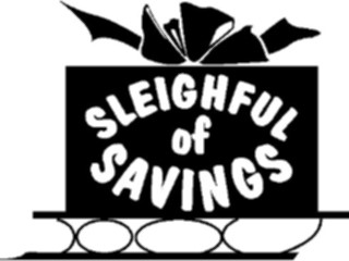 Sticker Custom Preview Image #069601 Holidays Advertising Christmas Sleighfulof Savings1