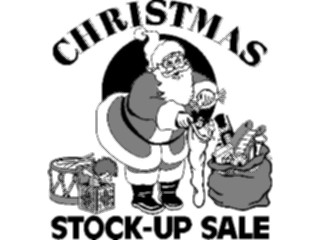 Sticker Custom Preview Image #069608 Holidays Advertising Christmas Stock Up Sale