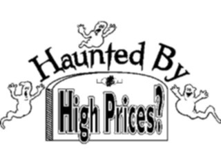 Sticker Custom Preview Image #069697 Holidays Advertising General Haunted By High Prices