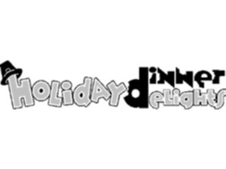 Sticker Custom Preview Image #069704 Holidays Advertising General Holiday Dinner Delights