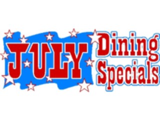 Sticker Custom Preview Image #069725 Holidays Advertising General July Dining Specials