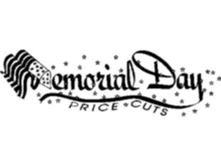 Sticker Custom Preview Image #069744 Holidays Advertising General Memorial Day Price Cuts