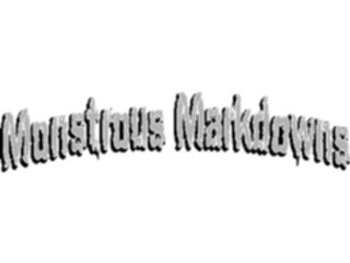 Sticker Custom Preview Image #069753 Holidays Advertising General Monstrous Markdowns