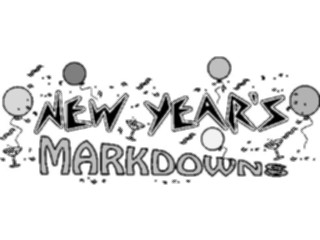 Sticker Custom Preview Image #069762 Holidays Advertising General New Years Markdowns