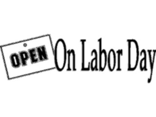 Sticker Custom Preview Image #069768 Holidays Advertising General Openon Labor Day