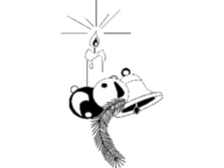Sticker Custom Preview Image #069953 Holidays Christmas General Bell Candle