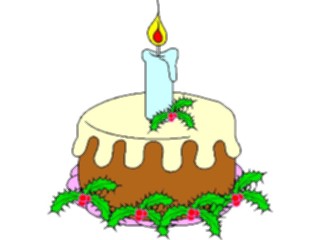 Sticker Custom Preview Image #070020 Holidays Christmas General Cake1