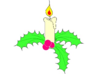 Sticker Custom Preview Image #070023 Holidays Christmas General Candle02