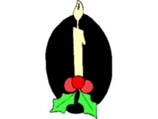 Sticker Custom Preview Image #070047 Holidays Christmas General Candle26