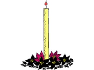 Sticker Custom Preview Image #070059 Holidays Christmas General Candle38