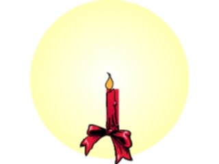 Sticker Custom Preview Image #070070 Holidays Christmas General Candle Glowing