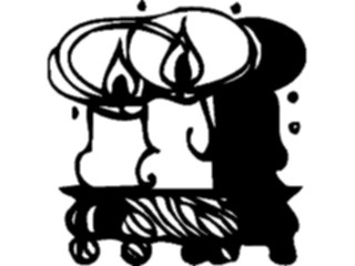 Sticker Custom Preview Image #070083 Holidays Christmas General Candles09