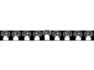 Sticker Custom Preview Image #070094 Holidays Christmas General Candles Border