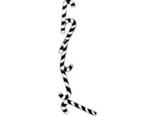 Sticker Custom Preview Image #070128 Holidays Christmas General Candy Cane Border1