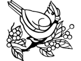 Sticker Custom Preview Image #070155 Holidays Christmas General Cardinal Bird4