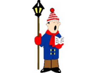 Sticker Custom Preview Image #070159 Holidays Christmas General Caroler2