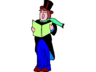 Sticker Custom Preview Image #070161 Holidays Christmas General Caroler4
