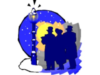 Sticker Custom Preview Image #070164 Holidays Christmas General Carolers2