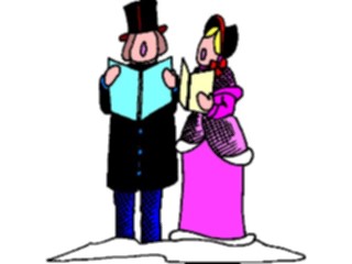 Sticker Custom Preview Image #070170 Holidays Christmas General Carolers8