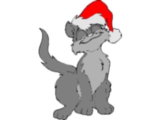Sticker Custom Preview Image #070175 Holidays Christmas General Catin Hat
