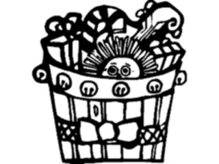 Sticker Custom Preview Image #070182 Holidays Christmas General Christmas Basket