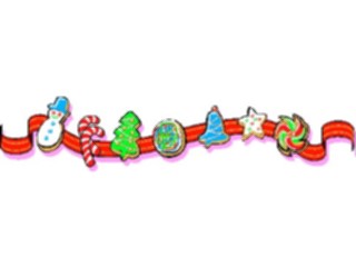 Sticker Custom Preview Image #070191 Holidays Christmas General Christmas Cookies Border