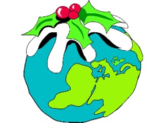 Sticker Custom Preview Image #070205 Holidays Christmas General Christmas Dessert Globe