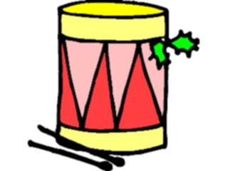 Sticker Custom Preview Image #070229 Holidays Christmas General Drum1